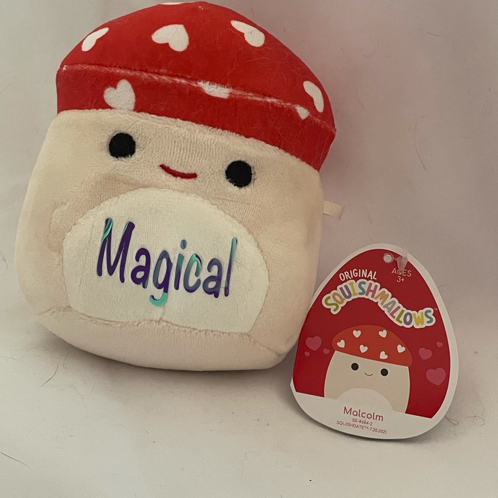Customized “magical” VDay Malcolm Squishmallow,